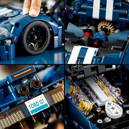 LEGO Technic Duży Samochód Ford GT Model 1466 El. 42154