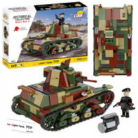 KLOCKI COBI 2661 Lekki Polski Czołg kampania wrześniowa 7TP HC WWII 665.el