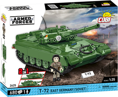 COBI 2625 Polskie Klocki Wojskowe Czołg T-72 EAST GERMANY/SOVIET 680 EL.