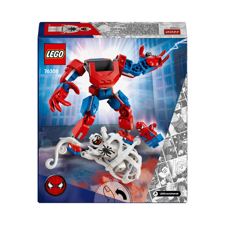 OUTLET LEGO Super Heroes 76308 Mech Spider-Mana kontra Anti-Venom Marvel Spiderman
