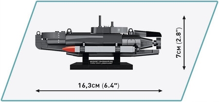 COBI 4846 Okręt podwodny U-BOAT XXVII "SEEHUND"