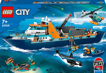 LEGO City 60368 Arktyczny statek badawczy Łódź