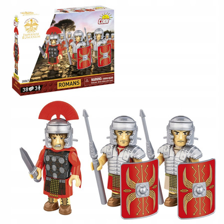 COBI 20067 Imperium romanum Rzymianie Figurki 2x legionista 1x centurion.