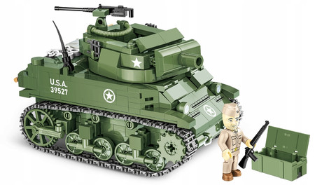 Polskie klocki Wojskowe COBI 2279 Czołg Haubica H.M.C. M8 SCOTT 525 klocków