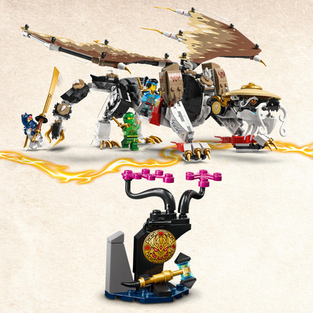 LEGO Ninjago Ruchomy Smok Mistrz Egalt 71809 Lloyd Sora Nya Lord Ras Cinder
