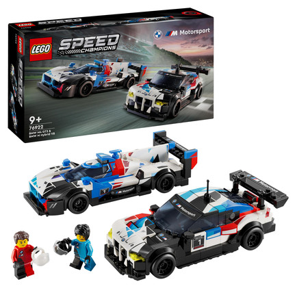 LEGO Speed Champions 2x Samochód 76922 BMW M4 GT3 i BMW M Hybrid V8 Auta
