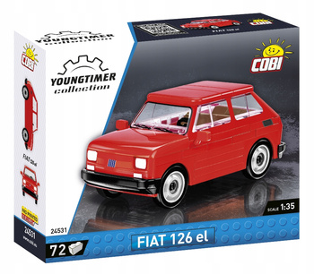 Polskie Klocki Cobi 24531 Samochód Auto Fiat 126p el maluch