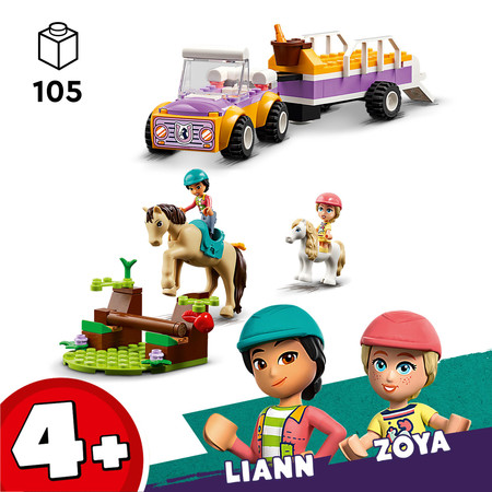LEGO Friends 42634 Przyczepa na konia i kucyka