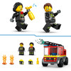 LEGO CITY 60463 Wóz Strażacki z Drabiną Gaśnica Strażak Ogień 4+