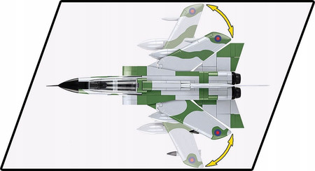 Klocki Wojskowe Cobi 5852 Samolot Myśliwiec Panavia Tornado 2 Figurki