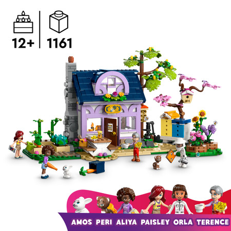 LEGO Friends 42669 Dom pszczelarza i Ogród Kwiatowy Ul Pszczoły Miód Kwiaty