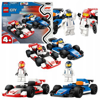 LEGO City 60464 Miasto Samochody wyścigowe Williams Racing i Haas F1