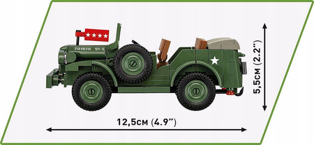 Klocki Wojsko Cobi 3111 Dodge WC-56 Command Car Samochód Dowodzenia Model