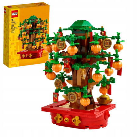 LEGO Pachira 40648 Drzewo Pieniężne Drzewko Mandarynki Koperty Monety