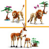LEGO Creator 3w1 Ruchome Figurki Dzikie zwierzęta z safari 31150 Żyrafa Lew