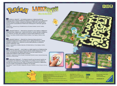 Ravensburger 228393 Labirynth Pokemon gra świecąca w ciemności