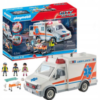 Playmobil City Action Ambulans Karetka pogotowia z światłem dźwiękiem 71232
