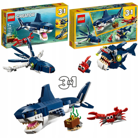 LEGO Creator 3 w 1 31088 Morskie stworzenia