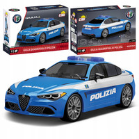Klocki COBI 24606 Samochód ALFA ROMEO Giulia Quadrifoglio Polizia Policja