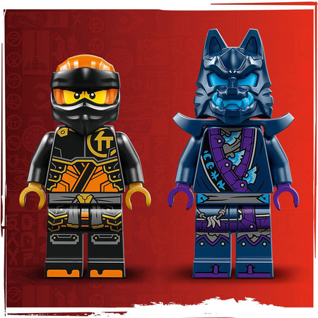 LEGO Ninjago Robot żywiołu ziemi Cole'a 71806 Ruchomy Mech Ninja 2 Figurki