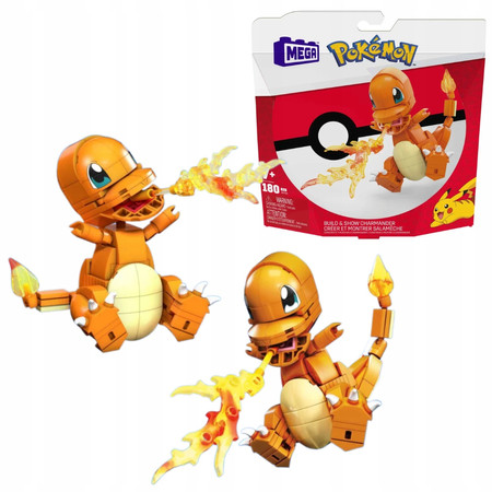 Mega Pokémon Klocki Konstrukcyjne Figurka Charmander GKY96