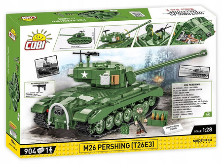 KLOCKI COBI 2564 AMERYKAŃSKI CZOŁG M26 PERSHING