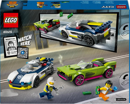 LEGO City Policja 60415 Pościg radiowozu za muscle carem 2 x Samochód Auto
