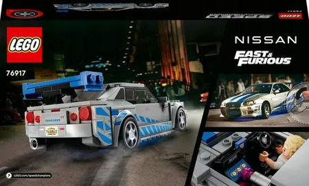 OUTLET LEGO Speed Samochód Nissan Skyline Szybcy Wściekli 76917