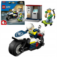 LEGO City 60455 Pościg na Motocyklu Policyjnym Miasto Policja Złodziej
