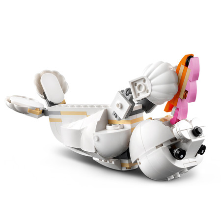 LEGO Creator 3 w 1 31133 Ruchomy Model Biały Królik Papuga Kakadu Foka 3in1