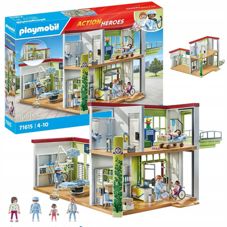 Playmobil 71615 Action Heroes Nowoczesny Szpital