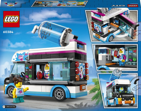 LEGO City 60384 Pingwinia furgonetka ze slushem Samochód Mobilny Sklep Auto