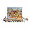 Hot Wheels Kalendarz adwentowy 8 autek 16 akcesoriów 24 okienka