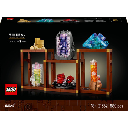 LEGO Ideas 21362 Kolekcja minerałów Kamienie Przyroda Sztuka