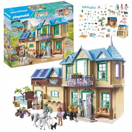 Playmobil Ranczo Waterfall Stadnina koni 71351