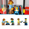 LEGO City 60407 Autobus Czerwony Piętrowy Autokar 5 Figurek Zdejmowany Dach