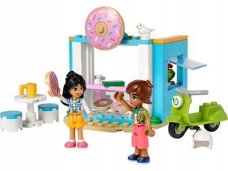 LEGO Friends 41723 Cukiernia Z Pączkami Skuter 2 Figurki Łatwe 4 +