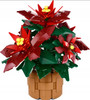 LEGO Botanicals ICONS 10370 Gwiazda Betlejemska Poinsecja Kwiaty Ozdoba