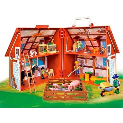Playmobil 4142 Moje przenośne gospodarstwo rolne Stajnia Mała Farma