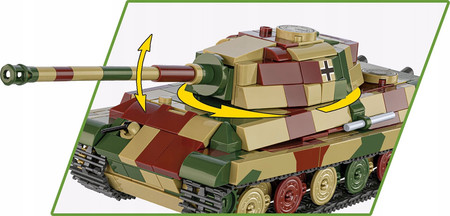 Klocki COBI 2732 czołg Pz.Kpfw.Vi B Tiger Ii Königstiger Trygrys królewski