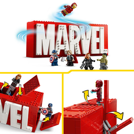 LEGO 76313 Marvel Super Heroes - Logo MARVEL z minifigurkami Nowość