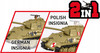 Klocki Wojskowe Cobi Panzer V Panther Ausf. G "Pudel" 2655 Czołg Powstanie