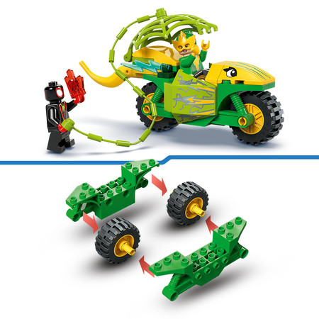 LEGO Marvel Spidey 11198 Pościg Spina za Electro w Dinopojeździe Autko 4+