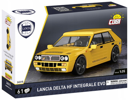 Klocki COBI 24515 Samochód Lancia Delta HF Integrale EVO 1991 LANCIA 61 El.