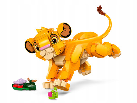 LEGO Disney 43243 Król Lew lwiątko Simba Lew Simba z Króla Lwa