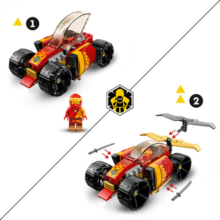 LEGO Ninjago Samochód wyścigowy ninja Kaia EVO Auto Pojazd + Figurka 71780