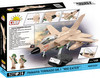 KLOCKI COBI 5854 SAMOLOT PANAVIA TORNADO GR.1 MIG EATER MYŚLIWIEC 2 FIGURKI