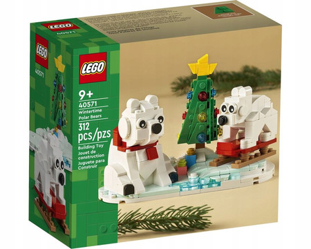 LEGO Classic 40571 Zimowe niedźwiedzie polarne