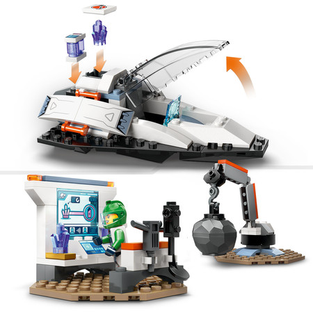 LEGO City 60429 Statek kosmiczny i odkrywanie asteroidy
