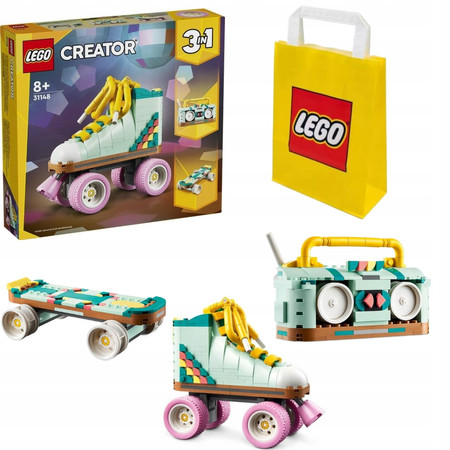 LEGO Creator Wrotka w stylu retro 31148 3w1 Deskorolka Radio retro